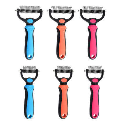 Universal Pet Hair Removal & Detangling Comb for Dogs & Cats