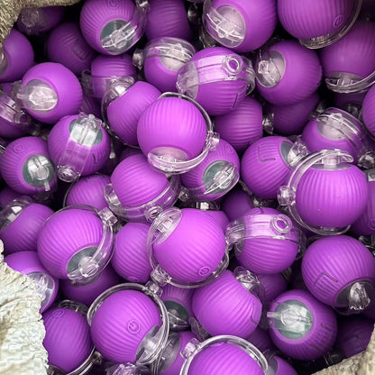 Rechargeable Smart Interactive Pet Ball ? Automatic Bouncing & Teaser Rope Toy for Dogs & Cats