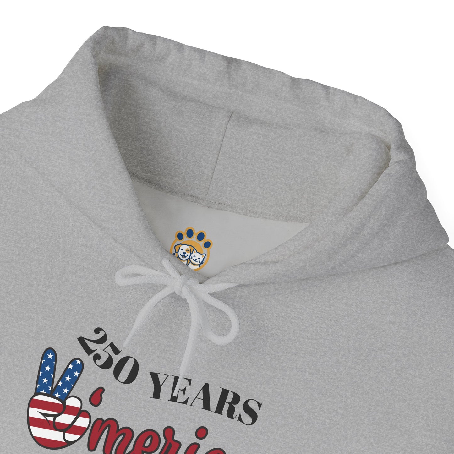 Patriotic 'America of Unmatched Greatness' Hoodie – USA Flag LOVE Graphic