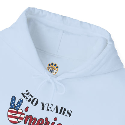 Patriotic 'America of Unmatched Greatness' Hoodie – USA Flag LOVE Graphic