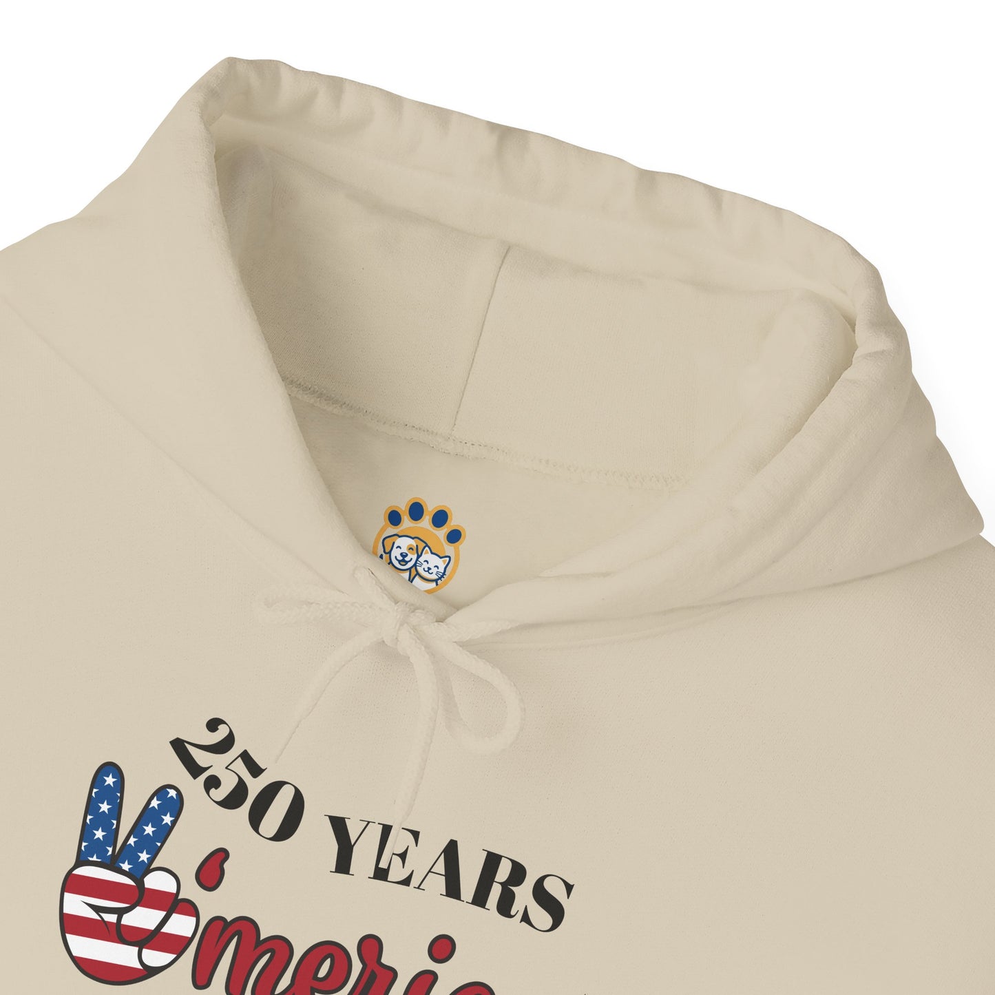 Patriotic 'America of Unmatched Greatness' Hoodie – USA Flag LOVE Graphic