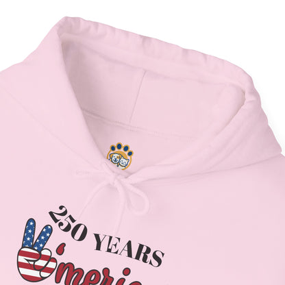 Patriotic 'America of Unmatched Greatness' Hoodie – USA Flag LOVE Graphic