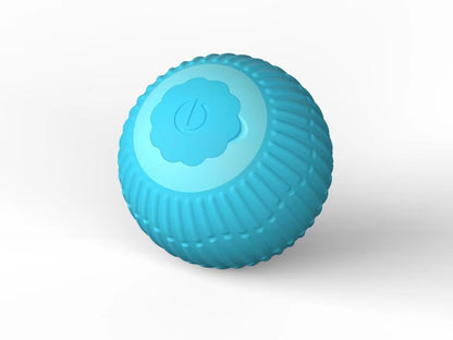 Rechargeable Smart Interactive Pet Ball ? Automatic Bouncing & Teaser Rope Toy for Dogs & Cats
