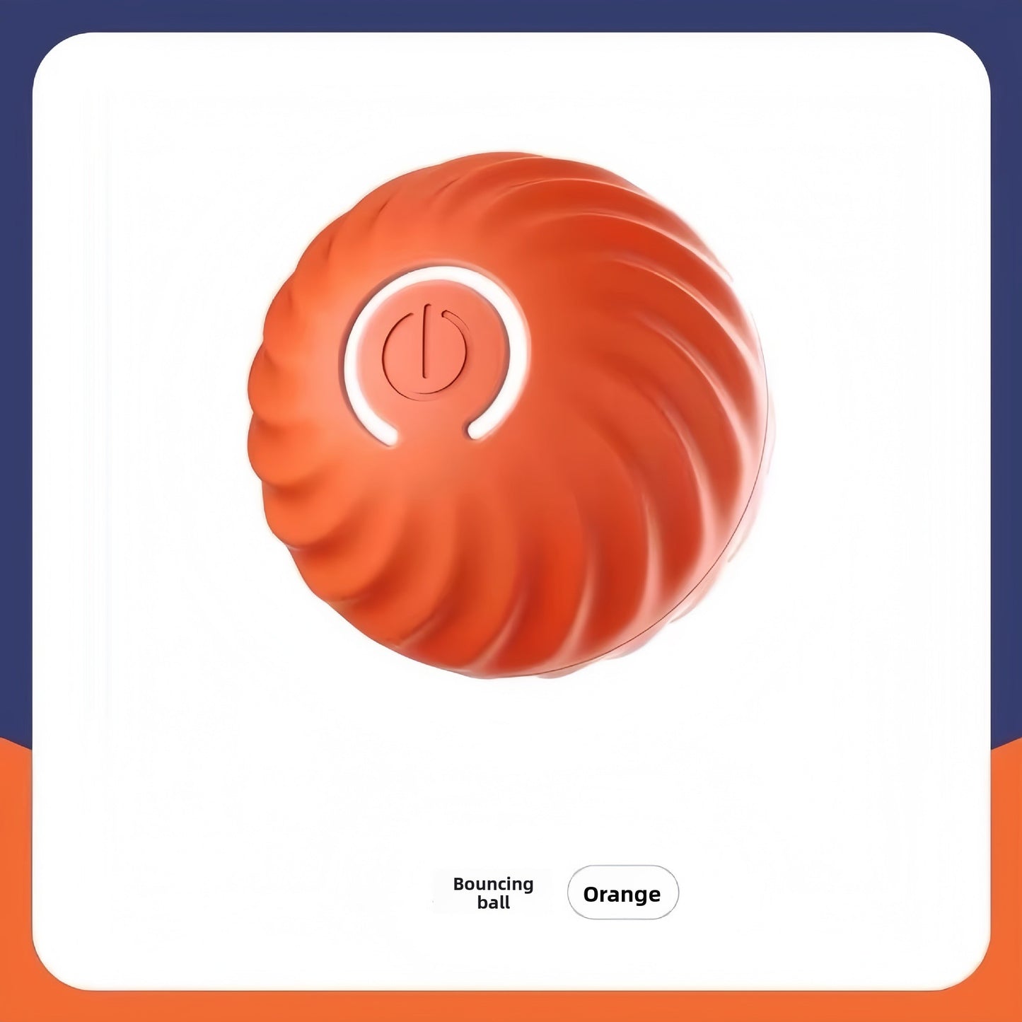 Rechargeable Smart Interactive Pet Ball ? Automatic Bouncing & Teaser Rope Toy for Dogs & Cats