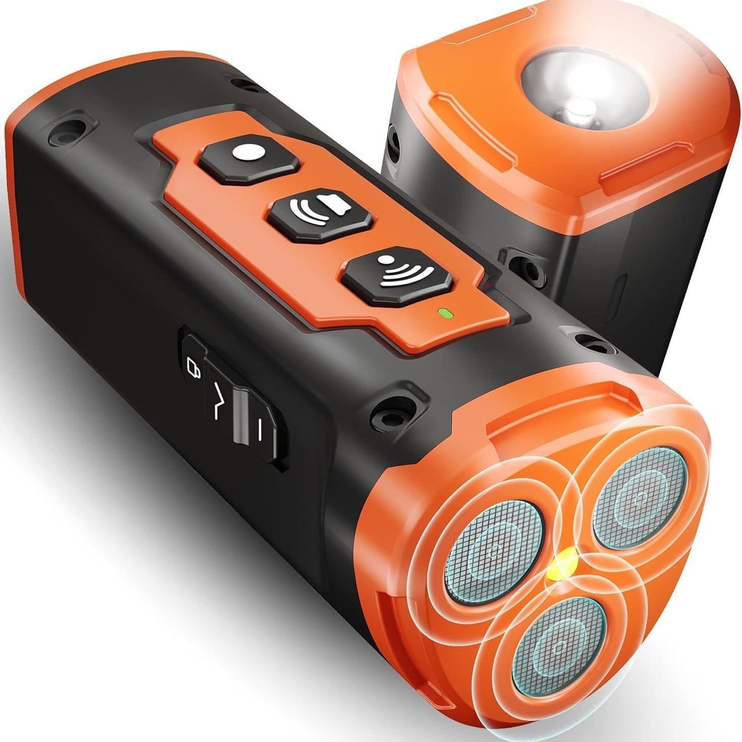 Ultrasonic Dog Trainer with Flashlight & Anti-Barking Assistance