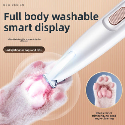 Rechargeable LED Pet Paw Trimmer for Dogs & Cats