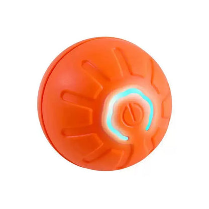 Rechargeable Smart Interactive Pet Ball ? Automatic Bouncing & Teaser Rope Toy for Dogs & Cats