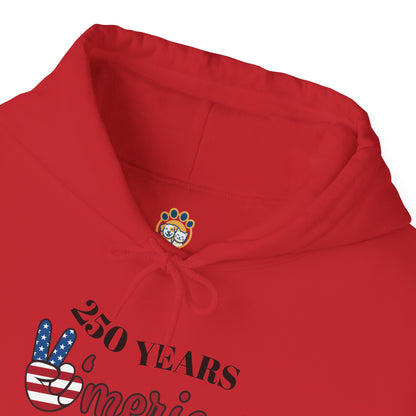Patriotic 'America of Unmatched Greatness' Hoodie – USA Flag LOVE Graphic
