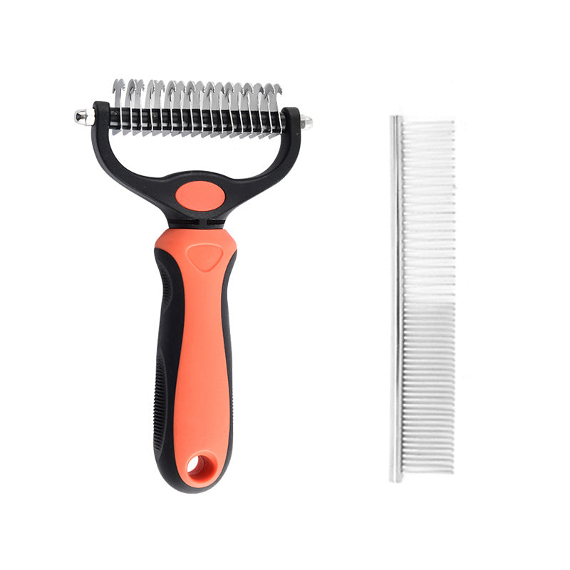 Universal Pet Hair Removal & Detangling Comb for Dogs & Cats