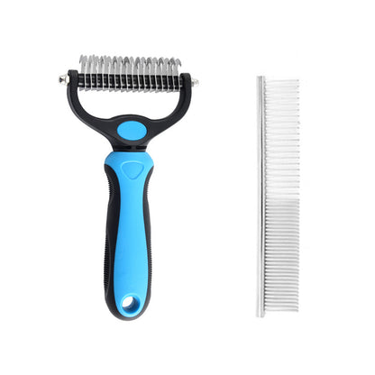 Universal Pet Hair Removal & Detangling Comb for Dogs & Cats