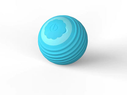 Rechargeable Smart Interactive Pet Ball ? Automatic Bouncing & Teaser Rope Toy for Dogs & Cats