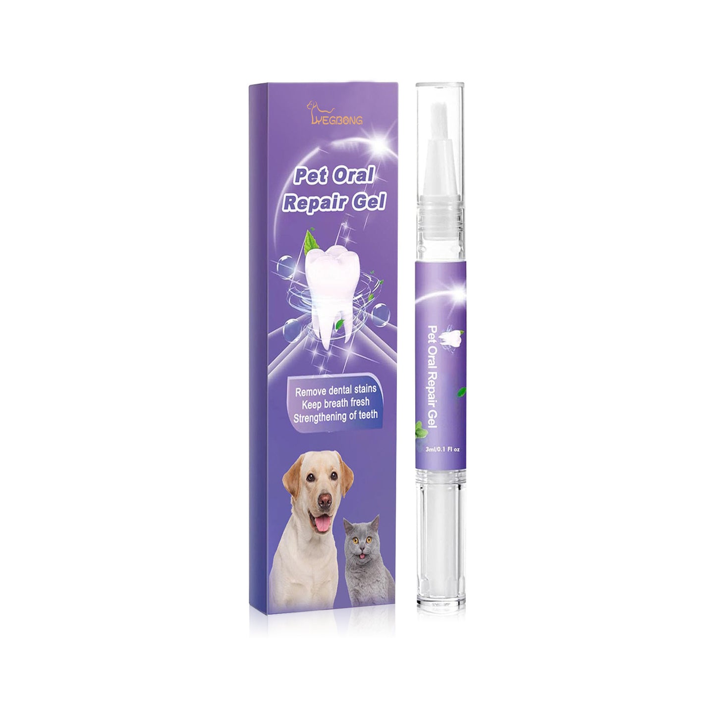 Fresh Breath Oral Care Gel Pen for Dogs & Cats