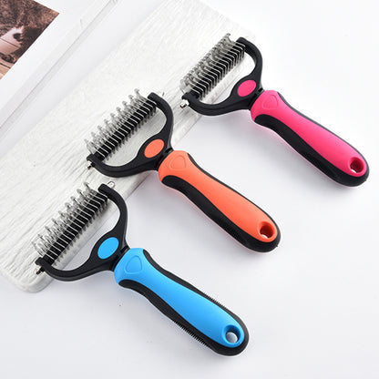 Universal Pet Hair Removal & Detangling Comb for Dogs & Cats