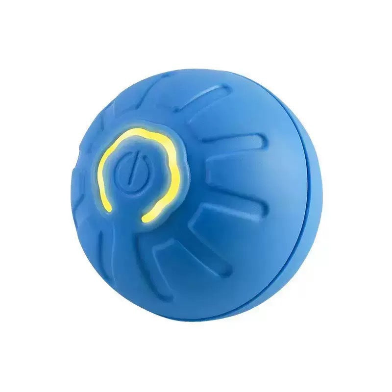 Rechargeable Smart Interactive Pet Ball ? Automatic Bouncing & Teaser Rope Toy for Dogs & Cats