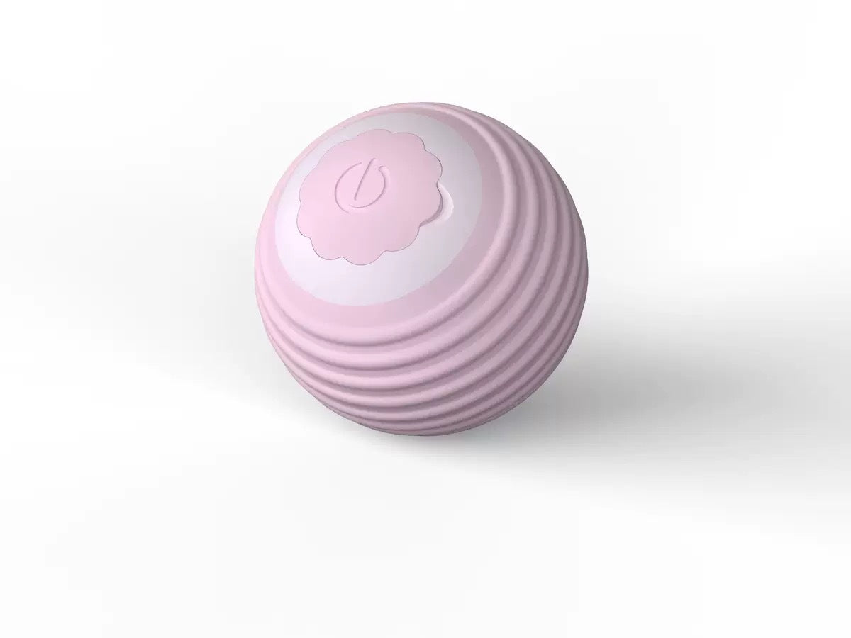 Rechargeable Smart Interactive Pet Ball ? Automatic Bouncing & Teaser Rope Toy for Dogs & Cats