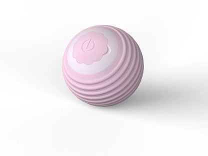 Rechargeable Smart Interactive Pet Ball ? Automatic Bouncing & Teaser Rope Toy for Dogs & Cats