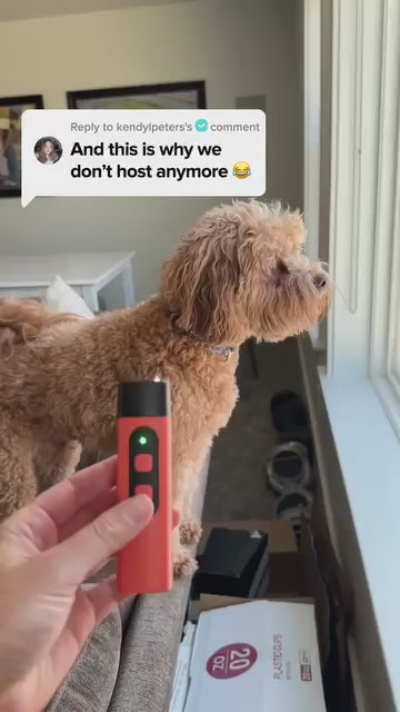 Ultrasonic Dog Trainer with Flashlight & Anti-Barking Assistance